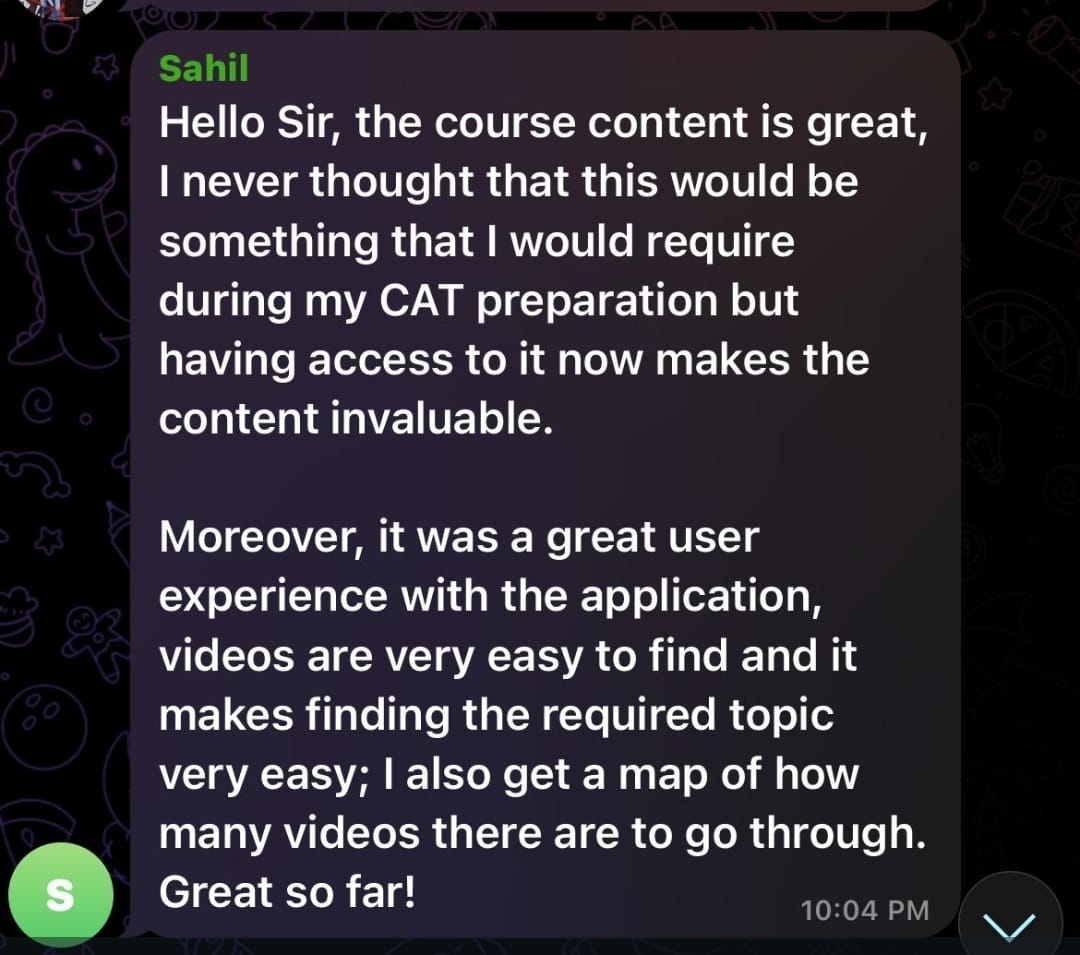 WhatsApp student review 1